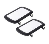 JECOMPRIS Espejos de Maquillaje para Coche 2 Piezas Clip para Visera Espejo Parasol Pequeño para Cuidado Personal Vehículo Accesorios de Visera Parasol de Automóvil