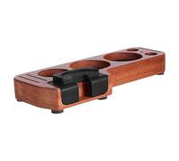 JECOMPRIS Estación de Tamping de Café de Madera Soporte para Portafiltro de Organizador Práctico para Accesorios de Cafetera Base Duradera y Estable para Preparar Café Casa o
