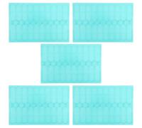 JECOMPRIS Estante Secado Laboratorio 5 Piezas Soporte para Almacenamiento de Muestras en Procesos de Microbiología y Docencia