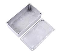 JECOMPRIS Estuche de Efectos de Guitarra de Aluminio Fundido, Caja Metálica para Pedal de Efectos 122x66x39,5 Mm, Carcasa Resistente para Pedalera, Accesorio para Guitarra Eléctrica