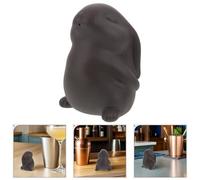 JECOMPRIS Figura de Conejo Mini de Arena Púrpura Estatua para Ceremonia Tradicional de Té Decoración Creativa para Mesa de Té Casa y Oficina Regalo Año del Conejo