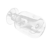 JECOMPRIS Frasco de Vidrio Transparente con Tapa para Cerillas y Accesorios Botella Multiusos de Almacenamiento y Exhibición Organización de Bastoncillos y Palillos Diseño Moderno y