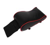 JECOMPRIS Funda De Reposabrazos Para Automóvil Cojín Elevador De Consola Central Instalación Rápida y Elegante Compatible Coches Suvs y Camiones Bordes Rojos