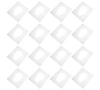 JECOMPRIS Fundas Desechables Resistentes y Fáciles de Usar para Asiento de Inodoro de Papel Blanco, 100 Piezas para Adultos en y Lugares Públicos