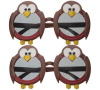 JECOMPRIS Gafas de Búho para Fiesta Infantiles 2 Unidades Diseño Animal Ligero Reutilizable Accesorios para Disfraces 8-12 Años Suministros para Eventos y Celebraciones