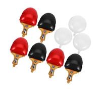 JECOMPRIS Globos de Tenis de Mesa 9 Piezas Diseño de Balones y Paletas para Decoraciones en Fiestas Temáticas Deportivas y Eventos