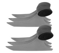 JECOMPRIS Herramienta Trituradora de Carne Acero Inoxidable 2 Piezas 230g Garras para Desmenuzar Cerdo Pollo Res Utensilios Cocina para Barbacoa y Servir Ensalada