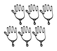 JECOMPRIS Herramientas para Guantes de Golf 6 Perchas de Plástico Portátil para Almacenamiento y Exhibición en Clubes y Prácticas de Golf