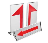 JECOMPRIS Indicador de Rotación del Servicio de Baloncesto, Convertidor de Posesión con Flecha de Dirección de Aleación de Aluminio, Accesorio para Árbitros, Tablero Intercambiable