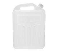 JECOMPRIS Jarra de aceite de plástico de 5L, boca ancha, con asa, para cocina y uso doméstico e industrial, apta para líquidos y almacenamiento de aceite