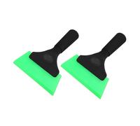 JECOMPRIS Juego De 2 Escobillas De Goma Para Película De Coche Rasqueta De Material Pp Verde Para Envolver Automóviles Y Tintar Ventanas