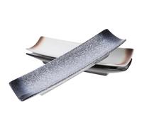 JECOMPRIS Juego de 3 Platos Rectangulares de Cerámica para Sushi Bandejas Pequeñas Estilo Japonés Color Aleatorio Ideales para Restaurantes Cenas Familiares y Aperitivos