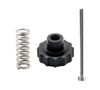 JECOMPRIS Juego Nivelador para Cama Caliente Impresora 3d Tuerca Manual M3x45, Resorte Plateado, Kit Plástico Resistente para Plataforma de Gran Tamaño