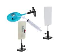 JECOMPRIS Kit Científico de Experimentación Óptica con Lente de Zoom Rellenable de Agua Equipo de Enseñanza Física y Óptica para Experimentos Educativos en Aula Aparato de Refracción