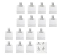 JECOMPRIS Kit de 16 Envases Cosméticos de Pet Recargables de 30ml, Ahorro de Espacio y Fácil de Llenar, Adecuado para Viajes y Desplazamientos de Mujeres