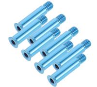 JECOMPRIS Kit de 8 Tornillos de Aleación Azul para Patines Cojinetes, Tornillos de Repuesto para Reparación Rápida y Fijación Segura en Patines de Hielo