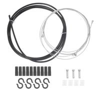 JECOMPRIS Kit de Cables de Freno Mangueras de Acero Galvanizado y Goma para Bicicleta Carretera y Plegable, Resistente y Práctico Accesorio Esencial para Ciclismo