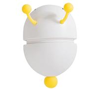 JECOMPRIS Lámpara de Noche LED Infantil Pequeña Diseño de Oruga, Luz Nocturna Recargable Usb, Flexible y Ajustable, Luz Cálida para Dormitorio y Habitación de Bebés Niñas