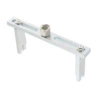 JECOMPRIS Llave para Tapa de Depósito de Combustible de Automóvil, Herramienta de Acero Resistente de 2 Garras en Ángulo, Compacta y Multiusos para Desmontaje de Tapa de Bomba de Aceite,