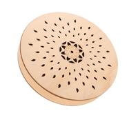 JECOMPRIS Lluvia Étnico de 20 Cm, Instrumento de Percusión Manual Portátil Sonido Natural de Lluvia para Yoga, Meditación y Jardín, Mini Drum para Relajación y Uso al Aire Libre
