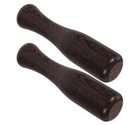 JECOMPRIS Machacador de Chucrut de Madera 2 Piezas, Varilla para Moler Alimentos y Especias, Apisonador para Fermentación de Verduras, Herramienta Tradicional de Cocina para Fermentados