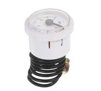 JECOMPRIS Manómetro de Presión de Agua para Caldera Mural Accesorio de 4 Bar Tapón de 6 MM Resistente a Altas Temperaturas para Calefacción por Suelo Radiante y Reparación de Piezas de