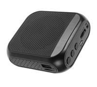 JECOMPRIS Micrófono de Aula para Profesores, Altavoz Portátil de Plástico Negro 5w, 32gb, 2200, ≥70 Db, 8 Horas, 10 Metros, para Clase y Guía Turístico