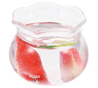 JECOMPRIS Miniatura Acuario con Peces Koi Decorativos Pecera Pequeña para Escenarios Miniatura Accesorio Versátil para Casa de Muñecas y Decoración de Oficinas