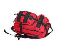 JECOMPRIS Mochila para Senderismo y Deportes al Aire Libre Almacenamiento Bien Organizado, Tela Oxford Resistente y Correa de Hombro Ajustable, Color Rojo