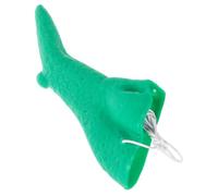 JECOMPRIS Nariz de Bruja Larga de Vinilo Verde para Disfraz de Halloween, Accesorio de Cosplay Reutilizable y Resistente para Fiesta, Carnaval y Teatro, Suministros Infantiles de Nariz