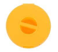 JECOMPRIS Organizador de Cables Electrónicos Mini Portátil Amarillo Enrollador Giratorio Caja Almacenamiento para Cables de Datos y Auriculares Multifunción para Viaje