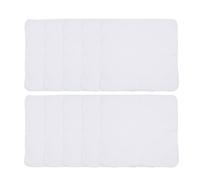 JECOMPRIS Pañuelos de Algodón Toallas de Gasa Suaves y Desmaquillantes de Doble Capa Paquete de 10 28x28 Cm para para Sensible Lactantes