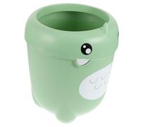 JECOMPRIS Papelera Infantil de sin Tapa Cubo de Basura Verde para Anillo de Sujeción para Habitaciones Infantiles y Reciclaje