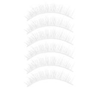 JECOMPRIS Pestañas Postizas Cortas 3 Pares Extensiones de Pestañas Naturales de Fibra Química para Maquillaje Diario Cosplay y Halloween Cómodas y Ligeras