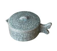 JECOMPRIS Piedra de Tinta China de Porcelana para Caligrafía Tradicional, Mini Placa de Tinta Práctica Soporte para Pinceles, Accesorio Útil para Estudiantes y Dibujo Artístico