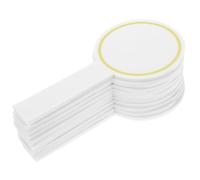 JECOMPRIS Pizarra Pequeña de Mano 10X20 CM Set de 6 Tableros de Escritura Unilaterales Marcador Borrable para Subastas y Votación, Tablero Portátil para Jueces