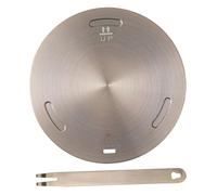 JECOMPRIS Placa Adaptadora para Inducción de Acero Inoxidable Difusor de Calor Rápido y Uniforme Disco Convertidor para Cocinas de Inducción y Gas Diseño Resistente y Fácil de Limpiar Rosa