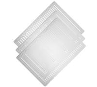 JECOMPRIS Plantilla de Dibujo de Línea Recta 3piezas de Plástico Ligera y Precisa para Aulas y Espacios de Estudio Separación de Líneas de 10mm, 9mm y 8mm