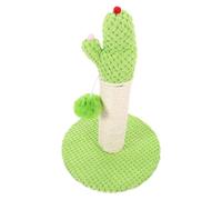 JECOMPRIS Poste Rascador para Gatos de Sisal Natural Diseño Cactus, Rascador Vertical Cómodo y Decorativo para Interiores, Juguete Seguro para Gatitos y Suministro Diario de Rascado