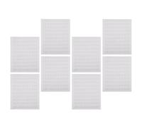 JECOMPRIS Puntos Adhesivos de Doble Cara Transparentes Removibles 800 Unidades 100 por Hoja X 8 Hojas Nanomaterial Adhesivo Flexible para Fijar Objetos y Decoración en Museos Hogar y