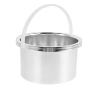 JECOMPRIS Reemplazo del Recipiente de Cera Crisol de Aleación de Aluminio 105 MM de Diámetro para Calentador de Cera y Terapia con Cera Uso Profesional y Doméstico