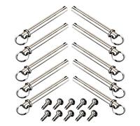 JECOMPRIS Remaches y Tuercas para Eje de Abanico Plegable 29 MM Kit de Reparación Profesional 10 Piezas Accesorio Metálico Duradero para Abanicos de Papel y Bambú Repuesto Portátil para