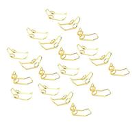 JECOMPRIS Resortes para Válvulas de Trompeta de 25,2 Mm, Paquete de 20 Unidades de Metal Dorado, Accesorios de Reparación para Instrumentos de Latón, Partes del Instrumento para Trompeta