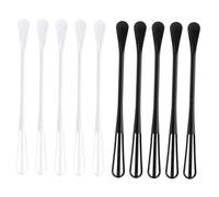 JECOMPRIS Set de 10 Batidores Manuales de Huevos de Cocina de Pp, Diseño Doble Cabeza, Fácil de Limpiar, Utensilios de Cocina Multiusos para Repostería y Hogar