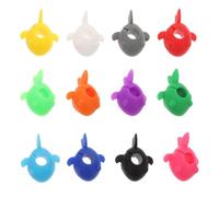 JECOMPRIS Silicona Suave Olor para Copas de Vino 12 Marcadores Identificadores Reutilizables Diseño Práctico y Decorativo Color Aleatorio para Fiestas y Eventos