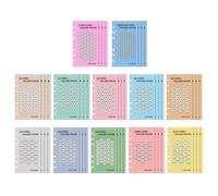 JECOMPRIS Sobres de Ahorro para Carpetas A6 6 Orificios, 48 Unidades de Papel Resistente, Desafío de Ahorro en Euros para 30 Días y 52 Semanas, Suministros de Oficina para Presupuesto