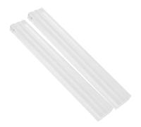 JECOMPRIS Soporte de Baraja de Naipes de Acrílico Transparente con Doble Ranura, Organizador Estable para Juegos de Mesa y Torneos, Paquete de 2 Piezas