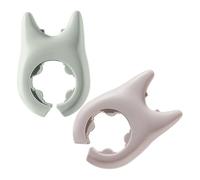 JECOMPRIS Soporte para Cucharas y Tapas de Ollas Antiderrames 2 Piezas Silicona Multicolor Levantador de Tapa Cocina Reposa Utensilios para Evitar Desbordamientos en Hogar y Color Aleatorio