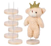 JECOMPRIS Soporte Para Muñecas De Fieltro 6 Piezas Base De Exhibición Estable Para Manualidades Y Accesorios De Ganchillo