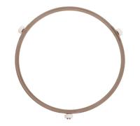 JECOMPRIS Soporte para Plato Giratorio de Microondas en Pps Resistente, Anillo Giratorio para Bandeja Circular de Horno Microondas de Cocina